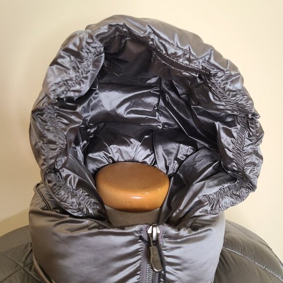 SAVE THE DUCK Silver Kimia Diamond Quilt Jacket - Size Large NWT - Picture 9 of 13